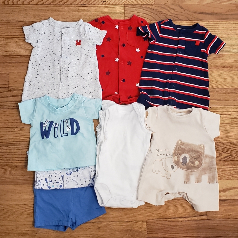 Newborn boys summer outfits
